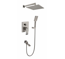 Душевая система скрытого монтажа Grocenberg GB5007BG Графит