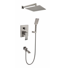 Душевая система скрытого монтажа Grocenberg GB5007BG Графит