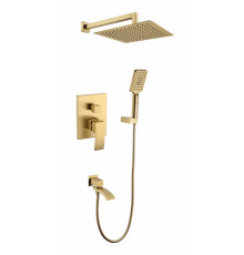 Душевая система скрытого монтажа Grocenberg GB5007MG Матовое золото