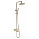 Душевая система с термостатом Grocenberg  GB7005MG Матовое золото