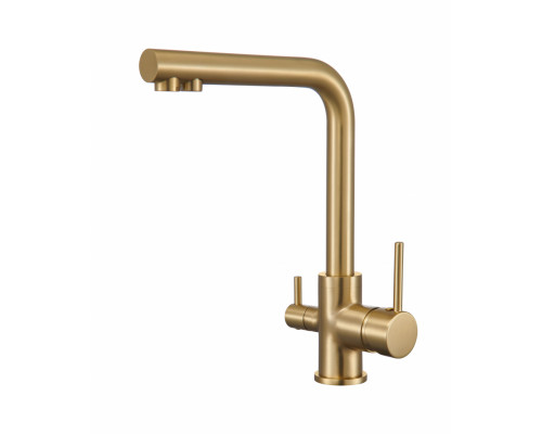 Смеситель для кухни Grocenberg GB40551MG Матовое золото
