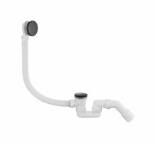 Автоматический сливы-перелив для ванны Grocenberg GB230BL Чёрный матовый