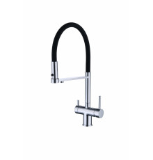 Смеситель для кухни Grocenberg GB4095 с гибким изливом Хром