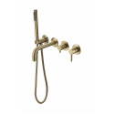 Смеситель для ванны с ручным душем Grocenberg GB5070MG Матовое золото