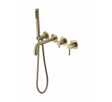 Смеситель для ванны с ручным душем Grocenberg GB5070MG Матовое золото