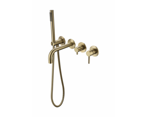 Смеситель для ванны с ручным душем Grocenberg GB5070MG Матовое золото