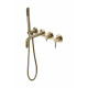 Смеситель для ванны с ручным душем Grocenberg GB5070MG Матовое золото