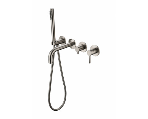 Смеситель для ванны с ручным душем Grocenberg GB5070NK Никель