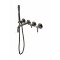 Смеситель для ванны с ручным душем Grocenberg GB5070BG Графит