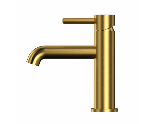 Смеситель для раковины стандартный Grocenberg GB2099GL золотой брашированный