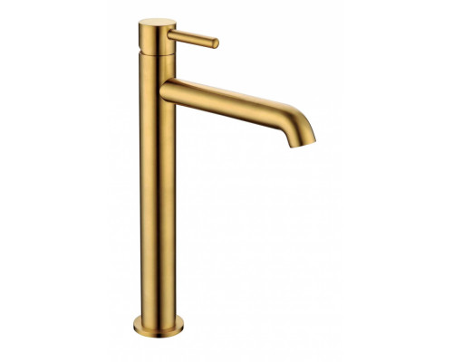 Смеситель для раковины Высокий Grocenberg GB3029GL золотой брашированный