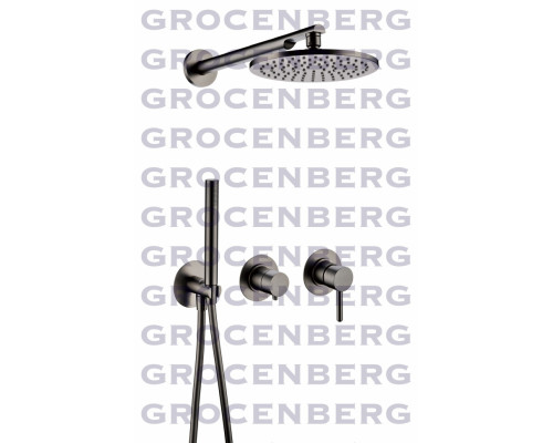 Душевой комплект Grocenberg GB5090BG Графит