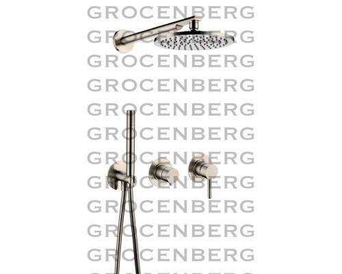 Душевой комплект Grocenberg GB5090NK Никель