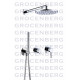 Душевой комплект Grocenberg GB5090CR Хром