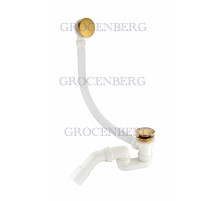 Автоматический сливы-перелив для ванны Grocenberg GB230GL золотой брашированный