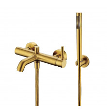 Смеситель для ванны Grocenberg GB8099GL золотой брашированный