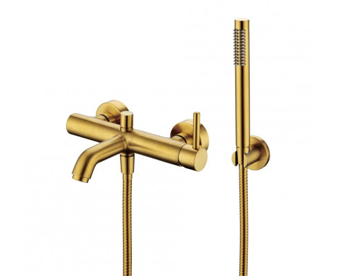 Смеситель для ванны Grocenberg GB8099GL золотой брашированный