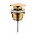 Донный клапан Grocenberg GB106 золотой брашированный