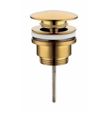 Донный клапан Grocenberg GB106 золотой брашированный