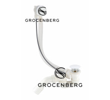 Полуавтоматический сливы-перелив для ванны Grocenberg GB240W Белый