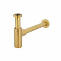 Сифон для раковины Grocenberg GB210 золотой брашированный