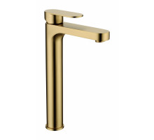 Смеситель для раковины Высокий Grocenberg GB3011 Матовое золото