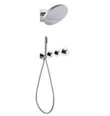 Душевая система скрытого монтажа Grocenberg GB5020CR  с Термостатом Vernet (Франция)