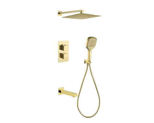 Душевая система скрытого монтажа Grocenberg GB5050GO с Термостатом Vernet (Франция)