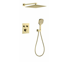 Душевая система скрытого монтажа Grocenberg GB5040GO с Термостатом Vernet (Франция)