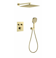 Душевая система скрытого монтажа Grocenberg GB5040GO с Термостатом Vernet (Франция)