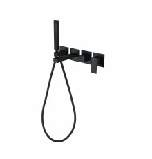 Смеситель для ванны скрытого монтажа Grocenberg GB5060BL с Картриджем Kerox (Венгрия)