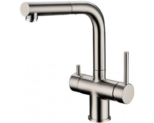 Смеситель для кухни под фильтр с выдвижным изливом GROCENBERG GB4097NK (Kerox Венгрия)