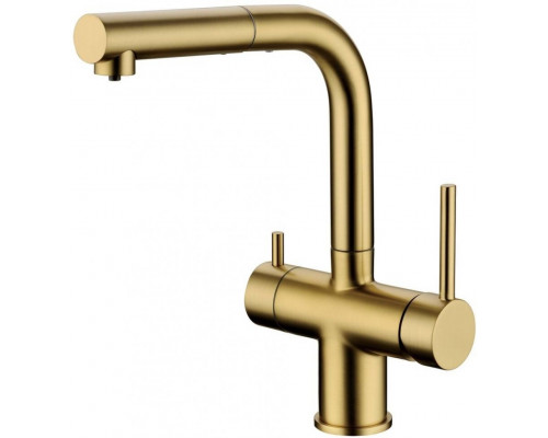 Смеситель для кухни под фильтр с выдвижным изливом GROCENBERG GB4097MG (Kerox Венгрия)