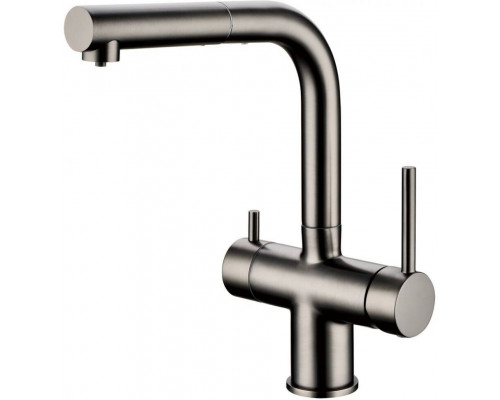 Смеситель для кухни под фильтр с выдвижным изливом GROCENBERG GB4097BG (Kerox Венгрия)