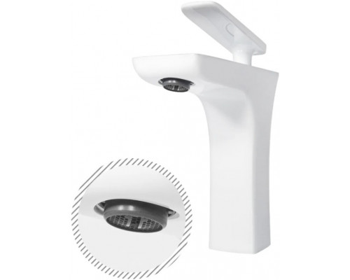 Cмеситель для раковины Grocenberg GB1001N Белый хром