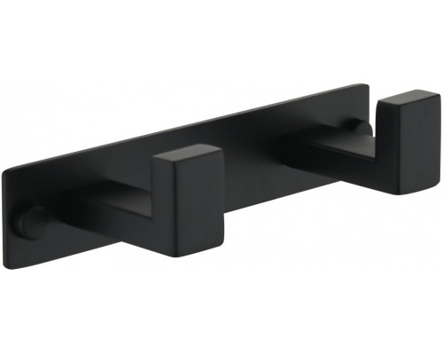 Полотенцедержатель на планке 2-й Grocenberg AC0012 (Черный матовый)