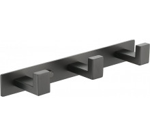 Полотенцедержатель на планке 3-й Grocenberg AC0013 (Графит)