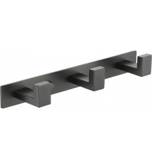 Полотенцедержатель на планке 3-й Grocenberg AC0013 (Графит)