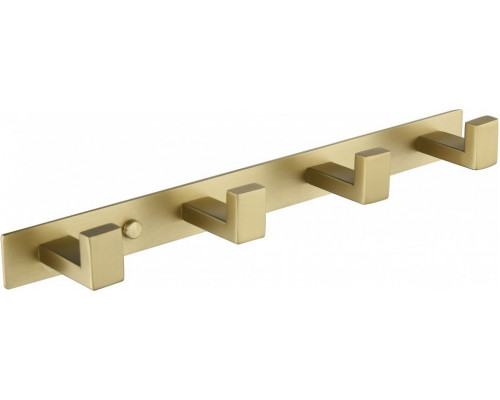 Полотенцедержатель на планке 4-й Grocenberg AC0014 (Матовое золото)