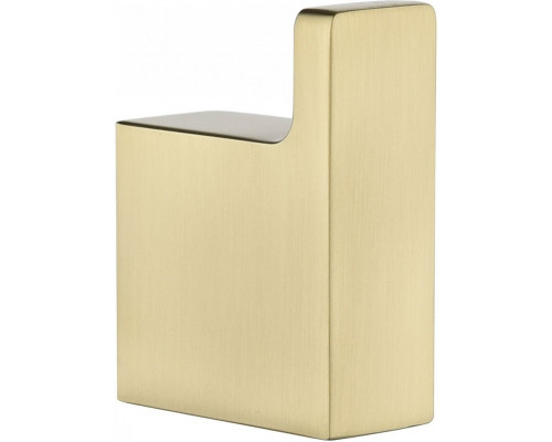 Крючок одинарный Grocenberg AC0017 (Матовое золото)