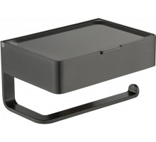 Настенный бумагодержатель плоский Grocenberg AC0050 (Графит)