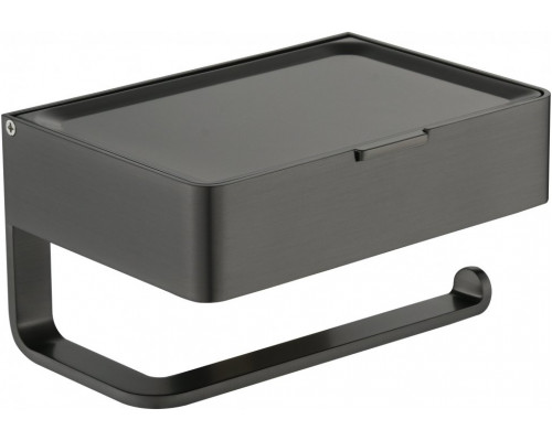 Настенный бумагодержатель плоский Grocenberg AC0050 (Графит)