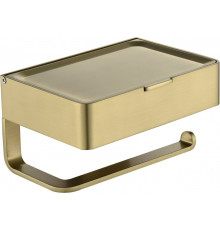 Настенный бумагодержатель плоский Grocenberg AC0050 (Матовое золото)