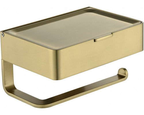 Настенный бумагодержатель плоский Grocenberg AC0050 (Матовое золото)