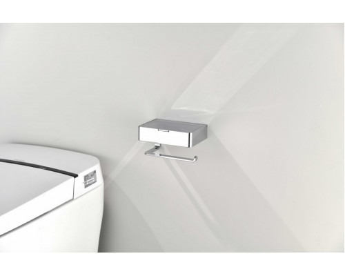 Настенный бумагодержатель плоский Grocenberg AC0050 (Хром)