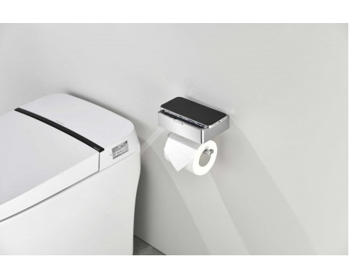 Настенный бумагодержатель плоский Grocenberg AC0050 (Хром)