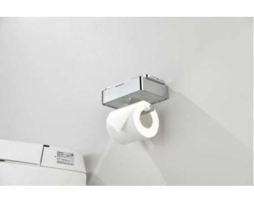 Настенный бумагодержатель плоский Grocenberg AC0050 (Хром)