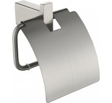 Настенный бумагодержатель с крышкой Grocenberg AC0029 (Никель)