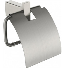 Настенный бумагодержатель с крышкой Grocenberg AC0029 (Никель)