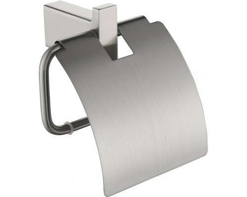 Настенный бумагодержатель с крышкой Grocenberg AC0029 (Никель)